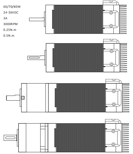 42mm直流無刷伺服電機